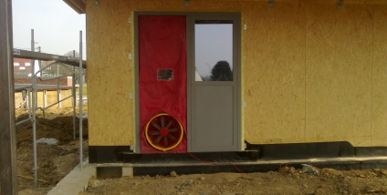 Nieuwbouw woning in houtskeletbouw te Ophasselt (Oost-vlaanderen)